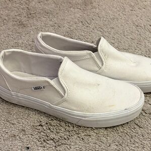 Vans Classic White Slip-On Shoes